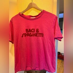 Sézane Baci & Spaghetti T-Shirt 💋 🍝